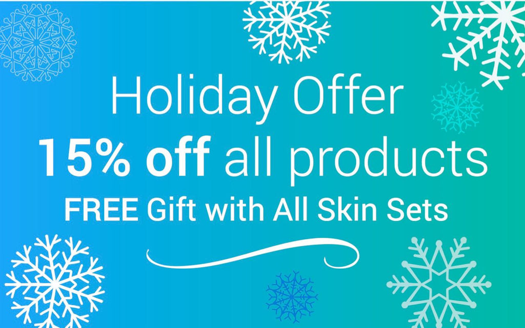 Holiday Offer: 15% off all products!