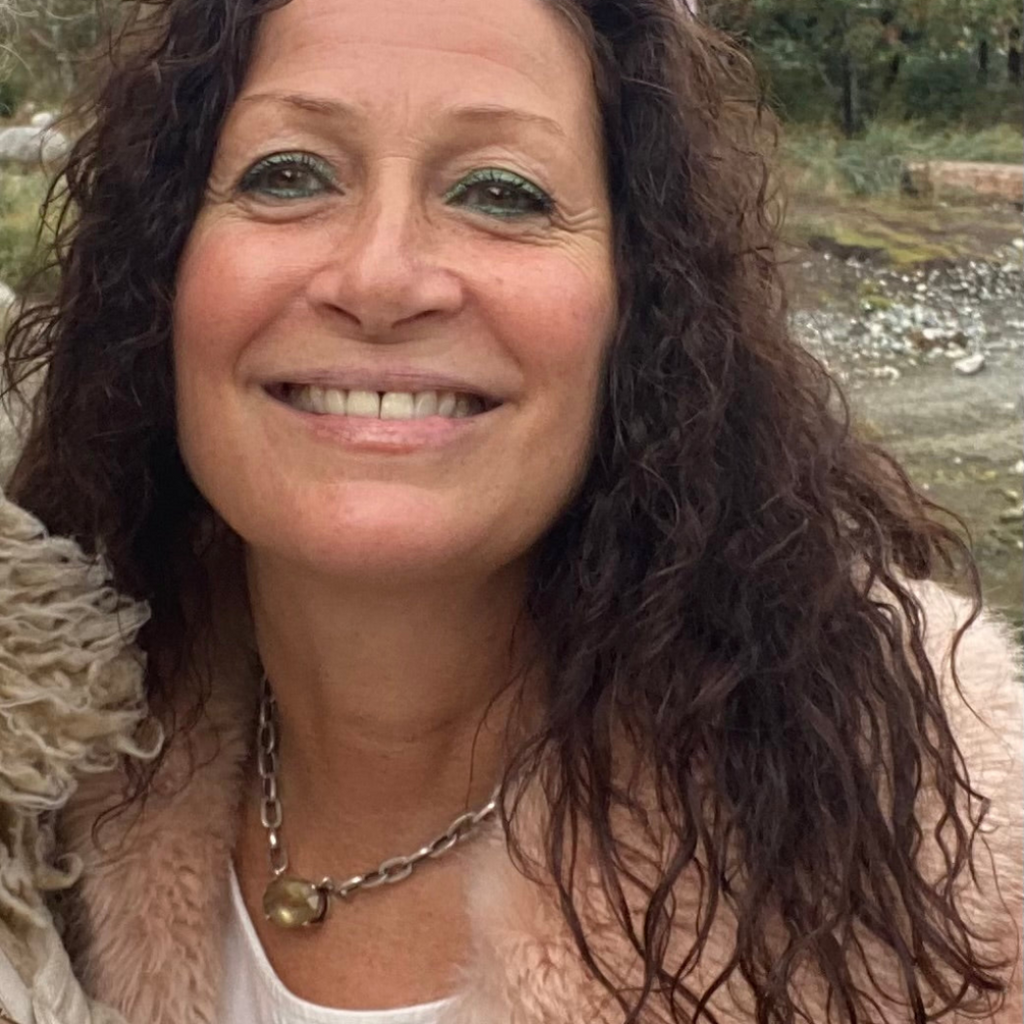 pic of me -anti aging in a pink fur coat